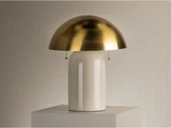 Antique Brass Table Lamp -Andrew Martin 196645 gaia table lamp 2