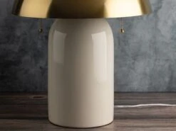 Antique Brass Table Lamp -Andrew Martin 196649 gaia table lamp 5