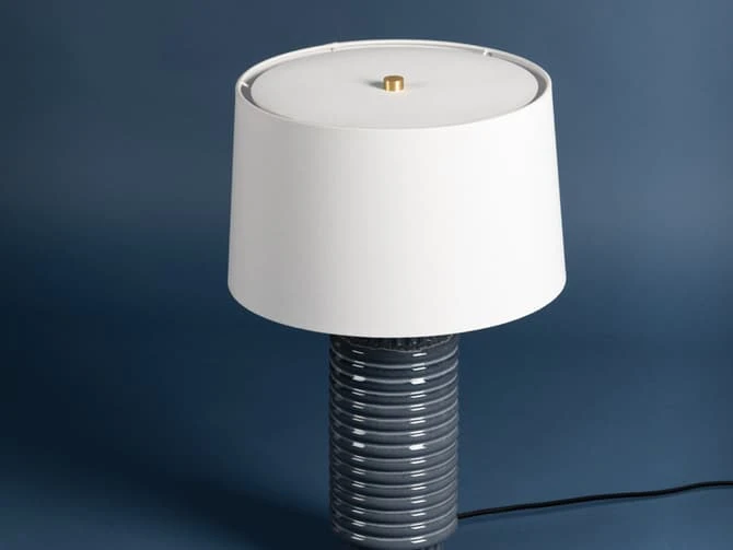 Textural Ceramic Table Lamp 5 Textural Ceramic Table Lamp - Image 3