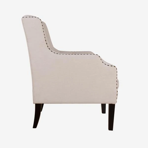 Bassett Chair, Cream 6 Bassett Chair, Cream - Image 4