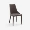 Saber Dining Chair, Grey -Andrew Martin 204256 saber chair angle