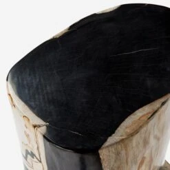 Petrified Log Side Table Or Stool -Andrew Martin 204613 petrified log stool detail 2