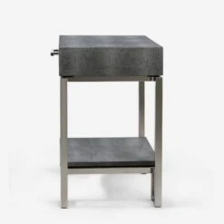 Flex Grey Side Table, Grey -Andrew Martin 204642 flex side table grey side