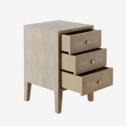 Georgia Cream Bedside Table -Andrew Martin 204654 georgia bedside table cream open st0376