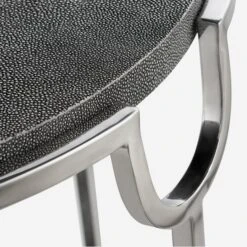 Katia Grey Side Table, Grey -Andrew Martin 204700 katia side table grey detail