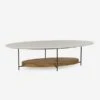 Olivia White Coffee Table, White Lacquer