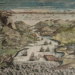 Constantinople Wallpaper, Large Panel A + B