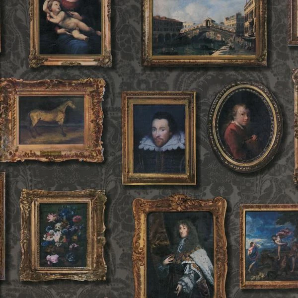 Gallery Wallpaper - Charcoal Wallpaper 3 Gallery Wallpaper - Charcoal Wallpaper