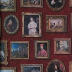 Gallery Wallpaper - Red Wallpaper