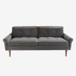 Firecracker Sofa, Grey -Andrew Martin 205403 firecracker grey sofa front