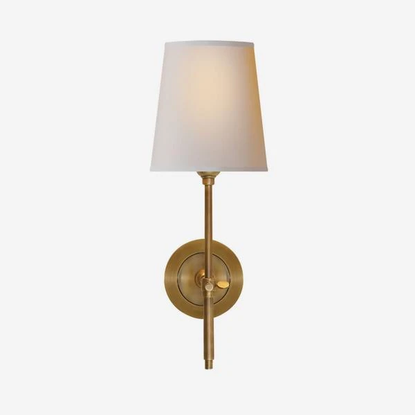 Bryant Wall Light, Hand-Rubbed Antique Brass 3 Bryant Wall Light, Hand-Rubbed Antique Brass