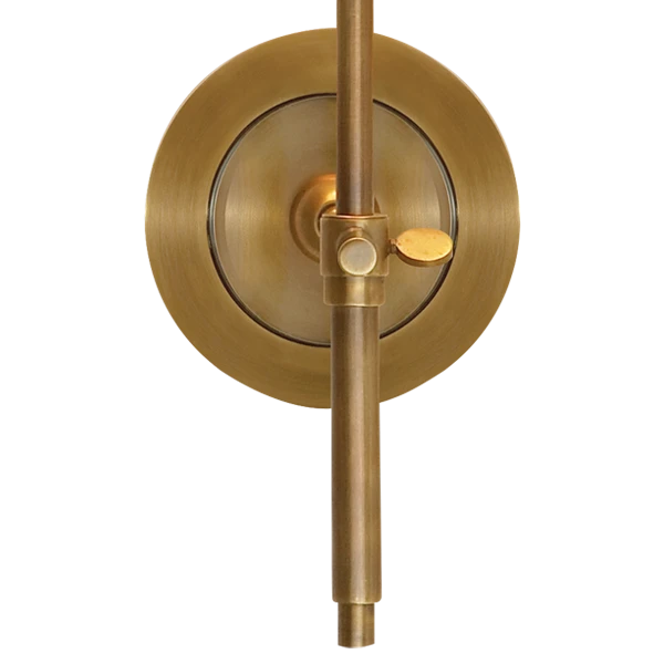 Bryant Wall Light, Hand-Rubbed Antique Brass 4 Bryant Wall Light, Hand-Rubbed Antique Brass - Image 2