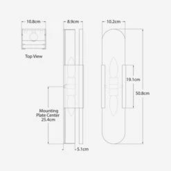 Melange Wall Light, Bronze/Alabaster -Andrew Martin 207651 melange dimensions