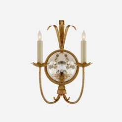 Gramercy Wall Light, Gilded Iron
