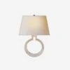 Ring Form Wall Light, Alabaster -Andrew Martin 207698 ring form wall light in alabaster