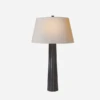 Fluted Spire Table Lamp, Aged Iron -Andrew Martin 208017 fluted spire table lamp in aged iron