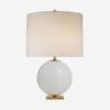 Elsie Table Lamp, Cream / Cream Shade -Andrew Martin 208063 elsie table lamp cream cream shade