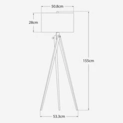 Tripod Floor Lamp, Tudor Brown 9 Tripod Floor Lamp, Tudor Brown -Andrew Martin 208100 tripod dimensions
