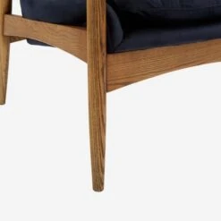 Crispin Chair Chair, Blue -Andrew Martin 208155 crispin chair leg detail ch899