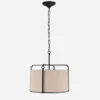 Aspen Iron Pendant Light, Black Rust -Andrew Martin 208462 aspen pendant light in black rust