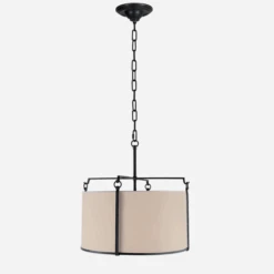 Aspen Iron Pendant Light, Black Rust