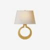 Ring Form Wall Light, Gilded -Andrew Martin 208583 ring form large wall light in gild