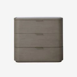 Hampstead Nightstand -Andrew Martin 210499 hampstead nightstand 3 draws smoked oak front web