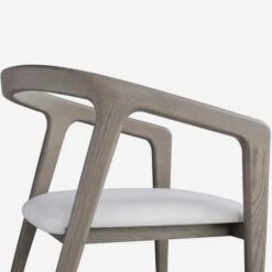 Hampstead Dining Chairs 15 Hampstead Dining Chairs -Andrew Martin 211590 hampstead dining chair smoked oak and fallon white leather detail 3