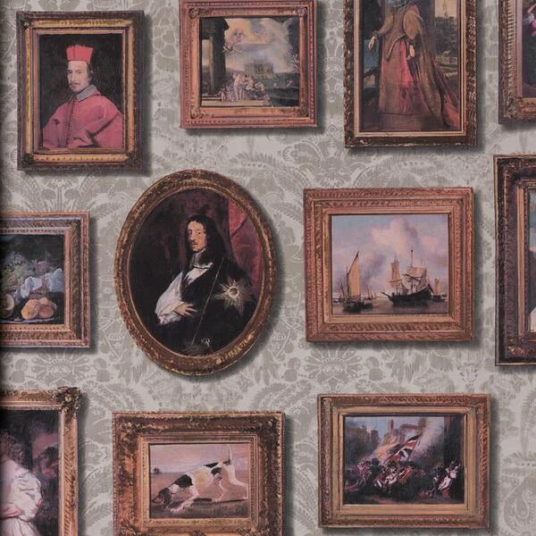 Gallery Wallpaper - Taupe Wallpaper 3 Gallery Wallpaper - Taupe Wallpaper