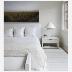 Brooks Table Lamp, Crystal And Aged Iron