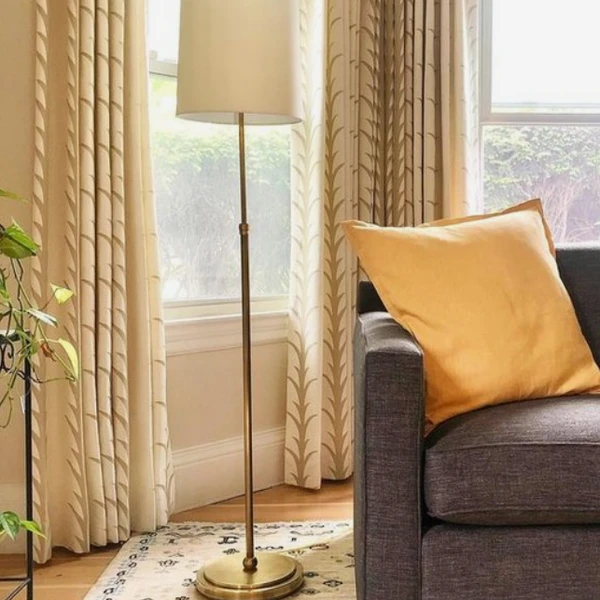 Bryant Floor Lamp, Hand-Rubbed Antique Brass 4 Bryant Floor Lamp, Hand-Rubbed Antique Brass - Image 2