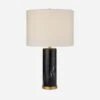 Cliff Table Lamp, Black Marble -Andrew Martin 214235 cliff table lamp black marble