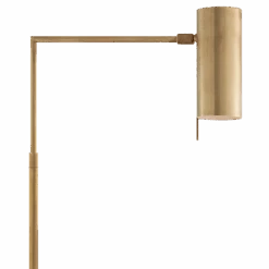 Alma Floor Lamp, Antique-Burnished Brass And White Marble -Andrew Martin 214241 alma floor lamp in antique burnished brass and white marble