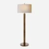 Longacre Floor Lamp, Hand-Rubbed Antique Brass -Andrew Martin 214276 longacre floor lamp in hand rubbed antique brass