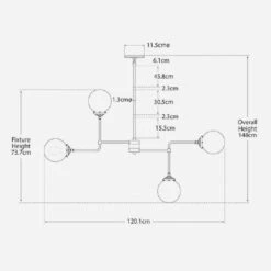 Bistro Chandelier, Polished Nickel 9 Bistro Chandelier, Polished Nickel -Andrew Martin 214315 bistro chandelier lmp0397 lmp0398
