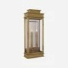 Linear Antique Brass Outdoor Wall Light 2 Linear Antique Brass Outdoor Wall Light -Andrew Martin 214544 linear tall ab