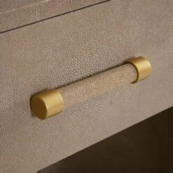 Moby Cream Bedside Table -Andrew Martin 214825 moby cream detail