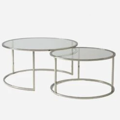 Harlan Silver Nested Coffee Table 8 Harlan Silver Nested Coffee Table -Andrew Martin 214843 harlan silver out