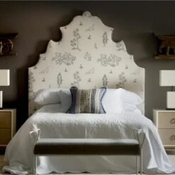 Pampas Indigo Cushion -Andrew Martin 214891 amanda bedside table friendly folk headboard pampas cushion for web