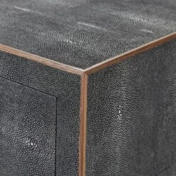 Fitz Grey Bedside Table -Andrew Martin 214901 fitz bedside table grey detail st0374