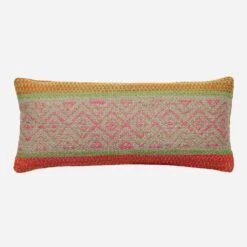 Pampas Pink Rectangle Cushion