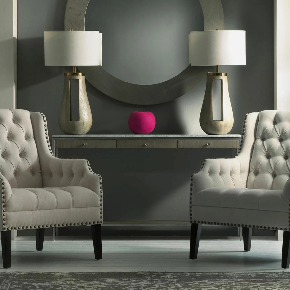 Bassett Chair, Cream 5 Bassett Chair, Cream - Image 3