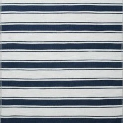 Mountain Stripe Navy Fabric -Andrew Martin 215379 mountain stripe navy