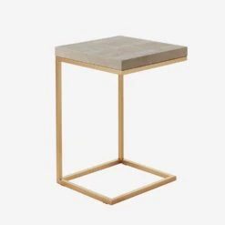Ashley Cream Side Table -Andrew Martin 215531 ashley side table cream angle st0378