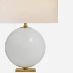 Elsie Table Lamp, Cream / Cream Shade -Andrew Martin 215697 elsie table lamp cream cream shade