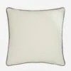 Pelham Milk / Slate Cushion -Andrew Martin 215704 pelham milk cushion with slate piping acc2560