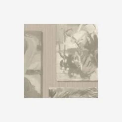 Rockefeller Wallpaper - Coffee Wallpaper