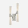 Brenta Double Wall Light -Andrew Martin 216165 brenta double wall light nickel