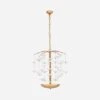 Leighton Chandelier -Andrew Martin 216305 leighton cascading chandelier brass