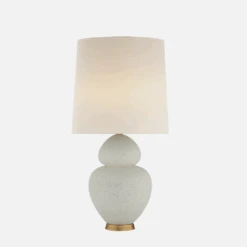 Michelena Table Lamp, Chalk White